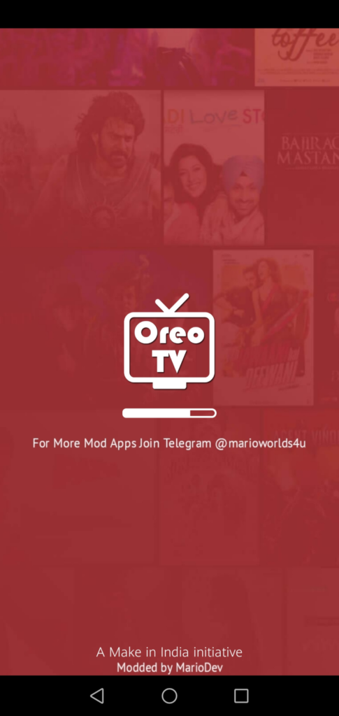 oreo tv splashscreen